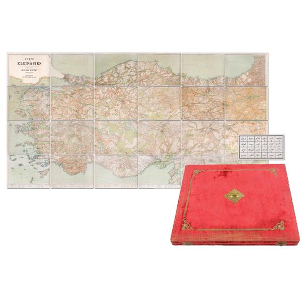 Anadolu Haritası, Richard Kiepert 1902 - 1906 24 Pafta (Her Bir Pafta 65x50 cm)